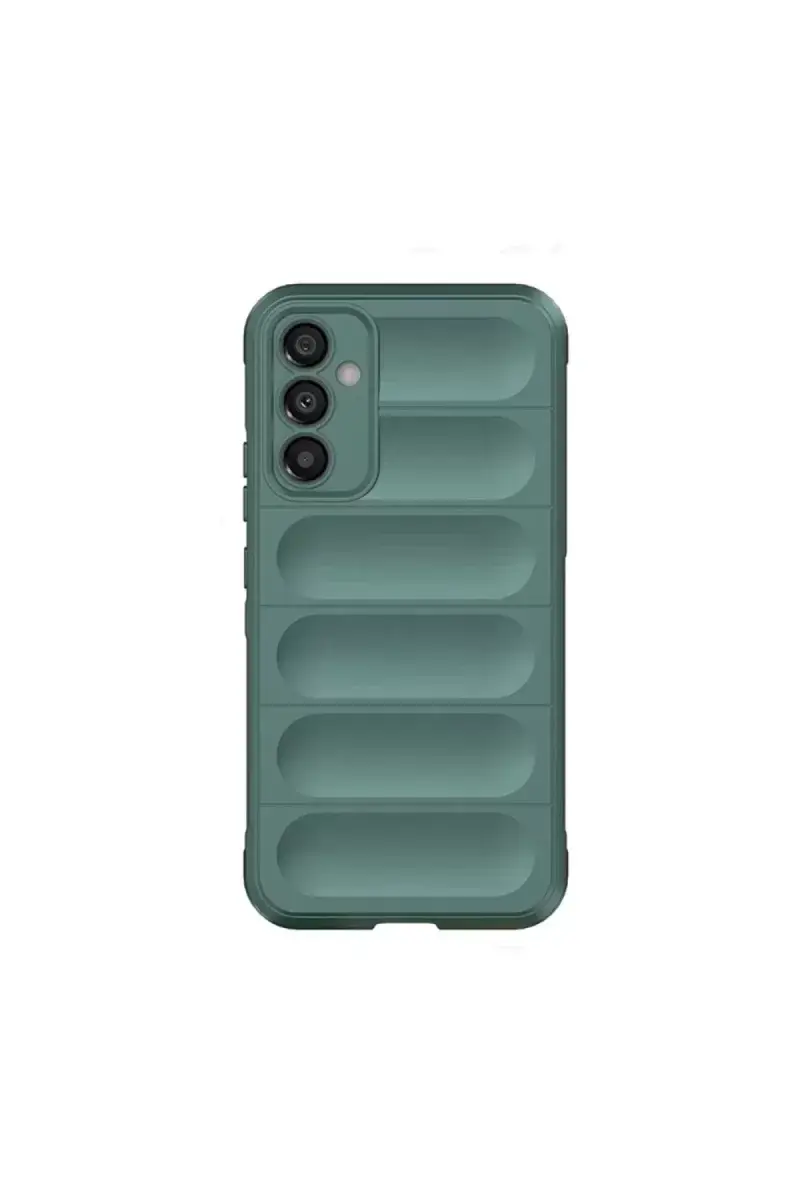 Newface Samsung Galaxy A16 5g Kılıf Optimum Silikon - Koyu Yeşil