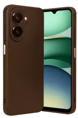 Newface Samsung Galaxy A07 4g Auto Focus Karbon Kapak - Kahverengi