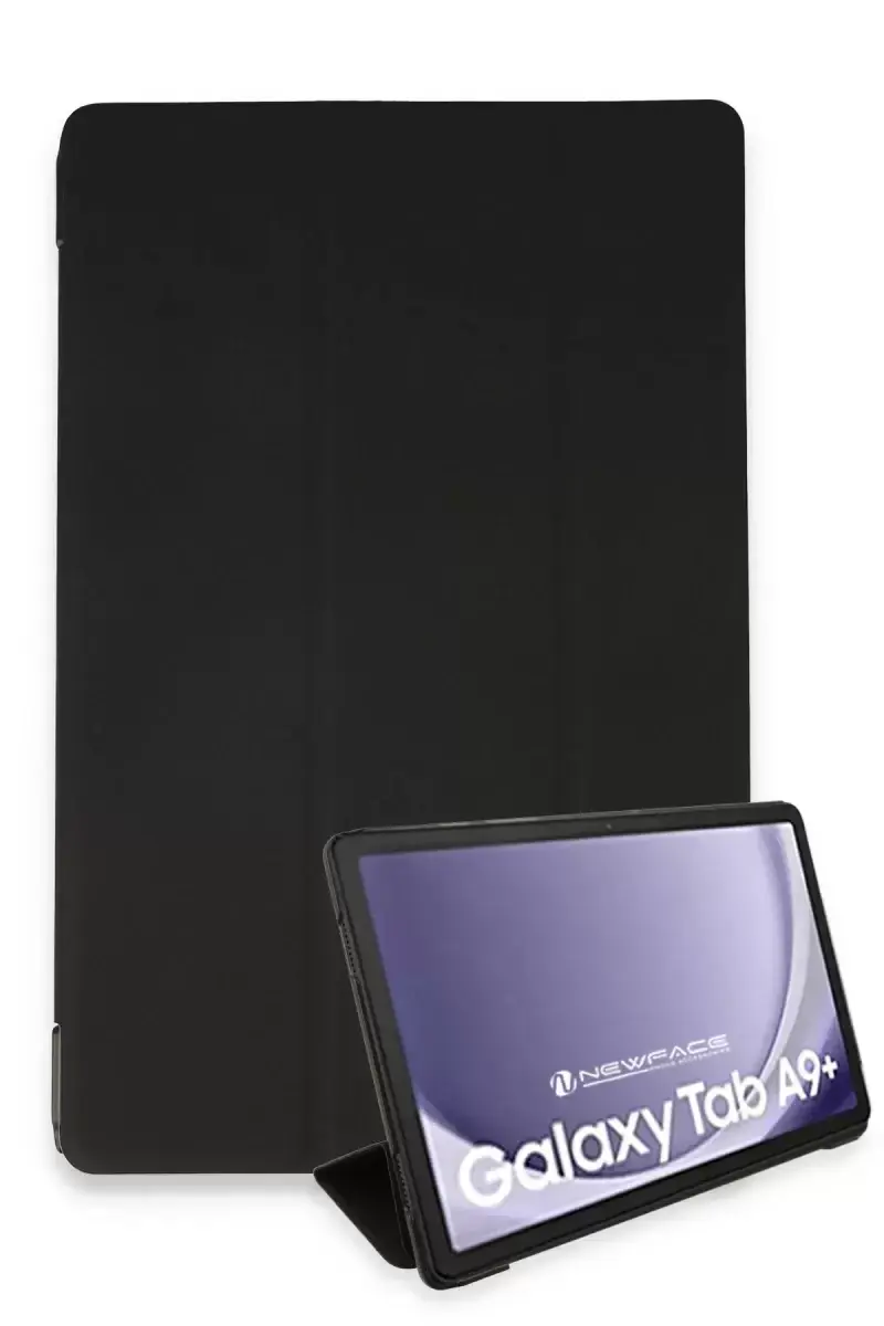 Newface Samsung Galaxy Tab A9 Plus Kılıf Tablet Smart Kılıf - Siyah