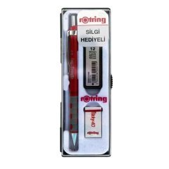 Tikky 0,7 mm Uçlu Kalem Silgi Hediyeli Kırmızı Renk