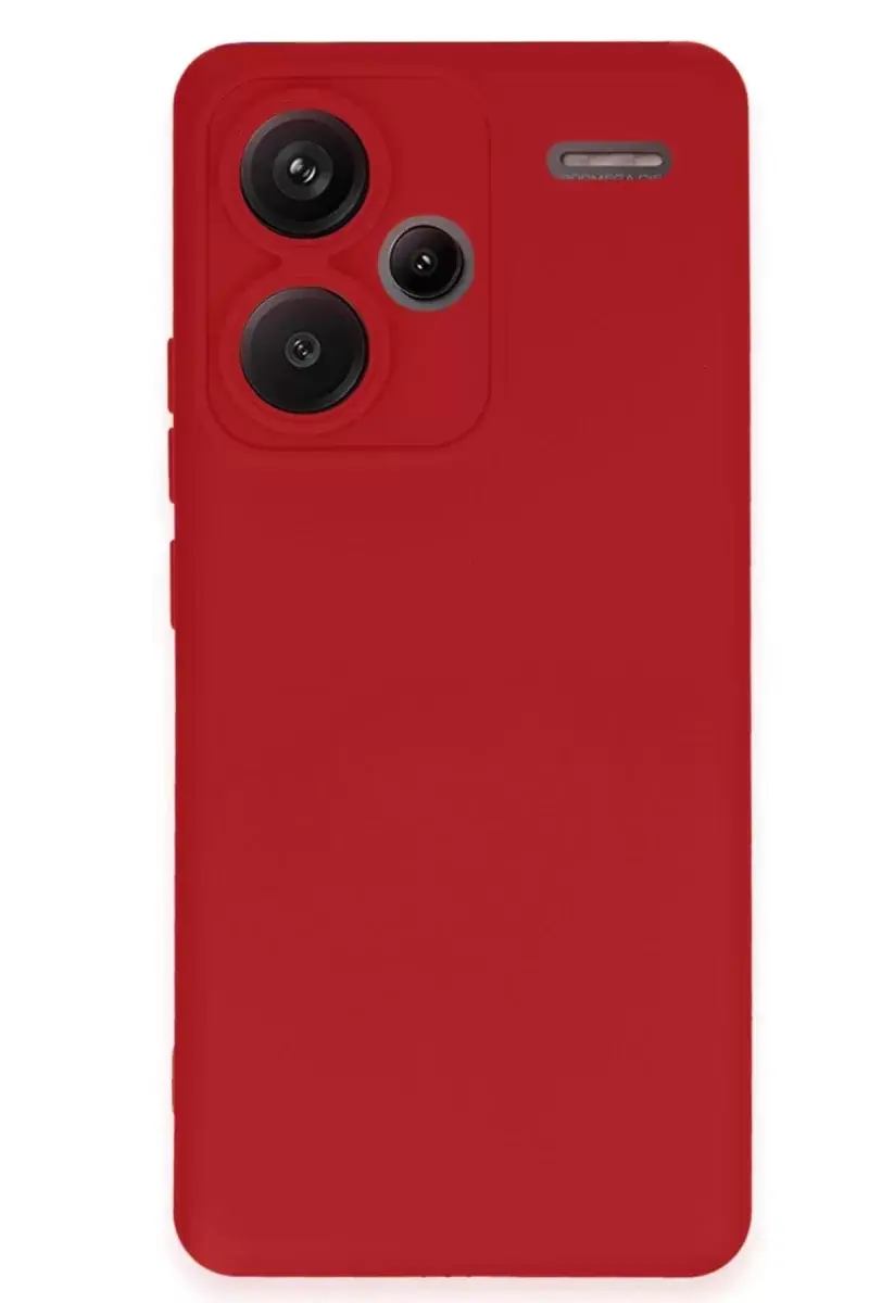 Newface Xiaomi Redmi Note 13 Pro Plus Kılıf Nano İçi Kadife Silikon - Kırmızı
