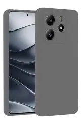 Newface Xiaomi Redmi Note 14 4g Kılıf First Silikon - Gri