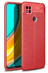 Newface Xiaomi Redmi 9c Kılıf Auto Focus Kapak - Kırmızı