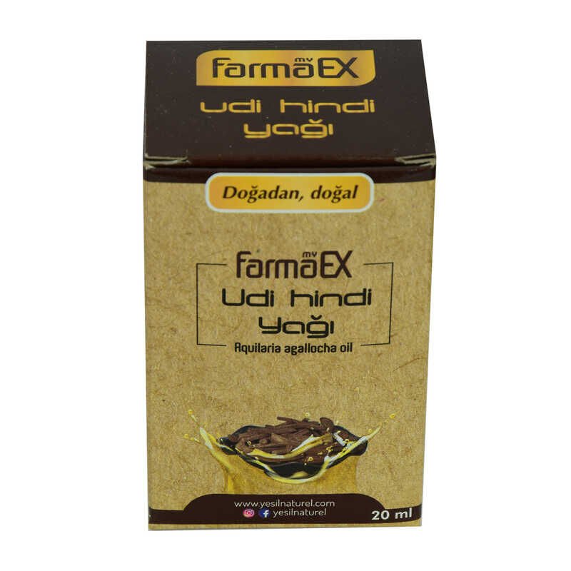 Farmaex Doğal Udi Hindi Yağı 20 ML