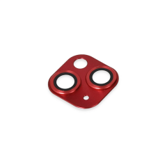 İphone 13 Pers Alüminyum Kamera Lens - Kırmızı