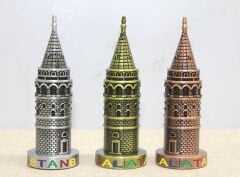 10 Cm Metal Galata Kulesi