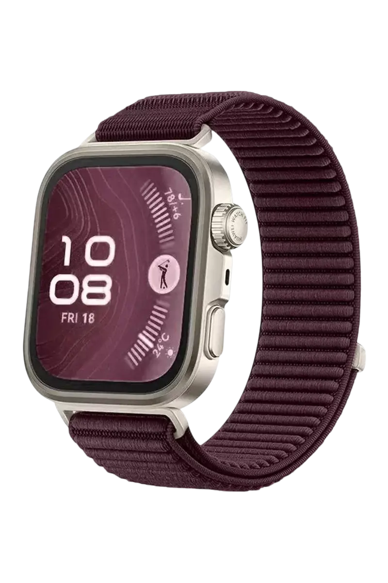 Newface Huawei Fit 4 Braid Kordon - Mürdüm