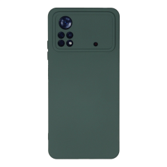 Xiaomi Poco X4 Pro 5g Kılıf Nano İçi Kadife Silikon - Koyu Yeşil