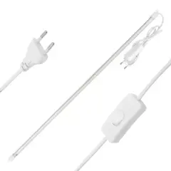 Powermaster 220v-12w Anahtarlı 80-90 Lümen 72 Led 60 Cm Şeffaf Kasa Seyyar Çubuk Led Pwr-6930