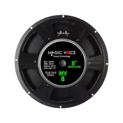 Magicvoice Mv-8 maks. 350 Watt / Rms 150 Watt 8” Siyah 20 cm Woofer Yedek Hoparlör