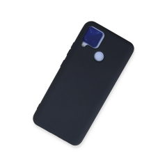 Realme C15 Kılıf Nano İçi Kadife Silikon - Lacivert