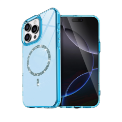 İphone 15 Pro Max Live Diamond Magsafe Kapak - Mavi