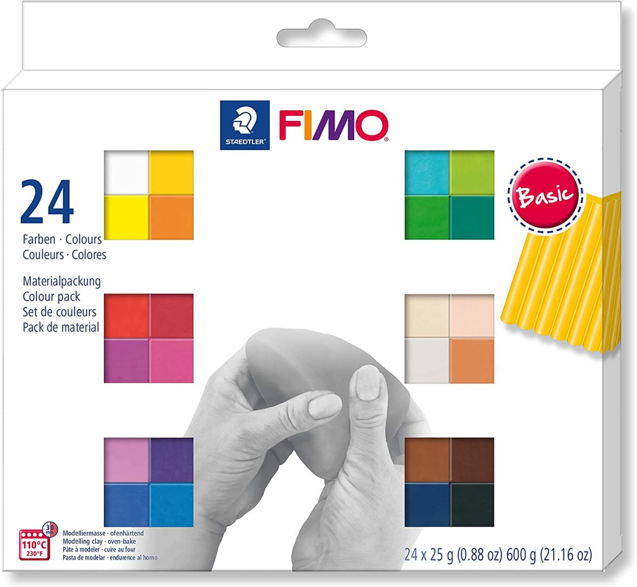 Fimo Polimer Kil Seti 25gr - 24 Renk