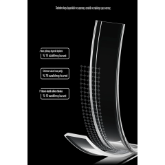 İphone 14 Pro Max Kılıf Tron Şeffaf Magsafe Kapak - Mavi
