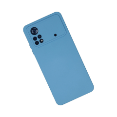 Xiaomi Poco X4 Pro 5g Kılıf Nano İçi Kadife Silikon - Mavi