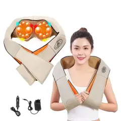 Powermaster Om-34 Bel Boyun Sırt Omuz Tüm Vücut Yastık Tip Masaj Aleti Boyundan Asmalı Ovmalı