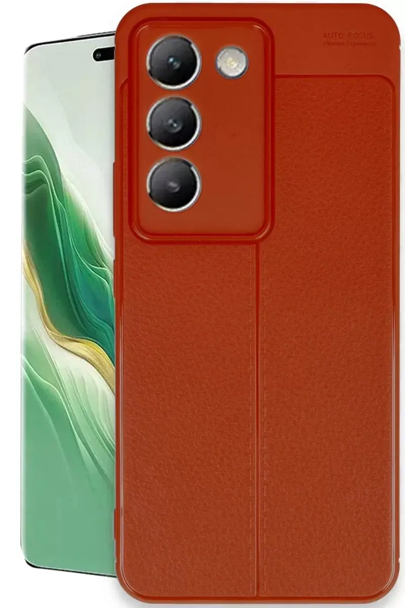 Newface Vivo V30 Lite 4g Kılıf Auto Focus Kapak - Kırmızı