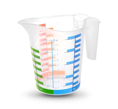 Ölçü Kabı Dereceli Renkli 1000 Ml