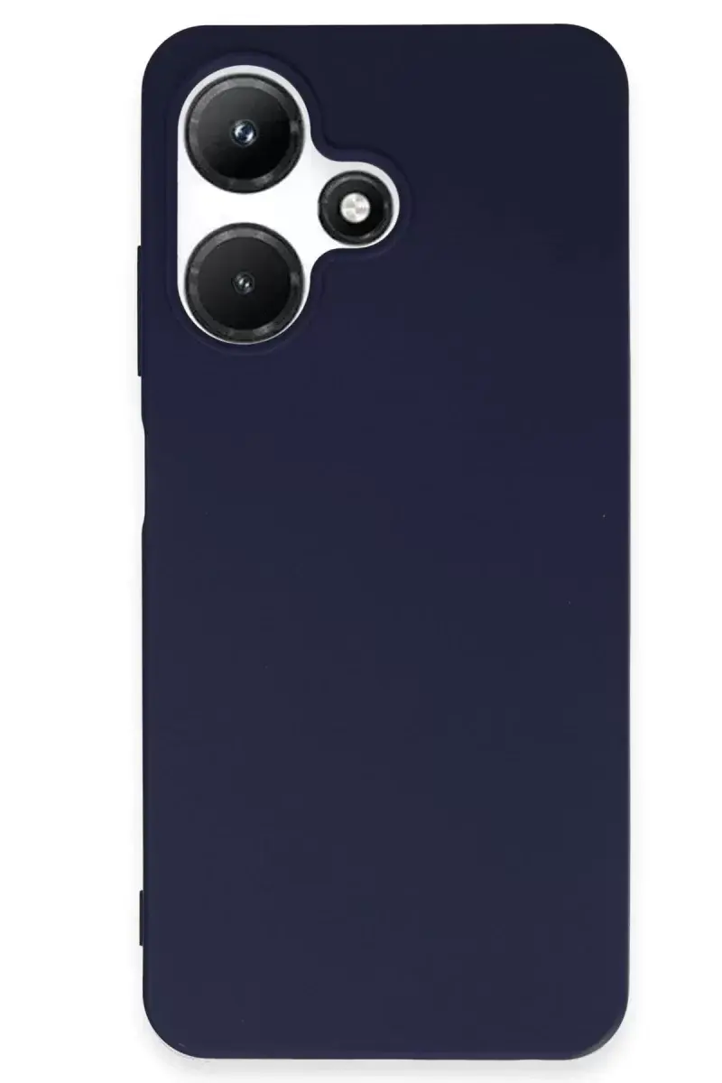 Newface İnfinix Hot 30i Kılıf First Silikon - Lacivert