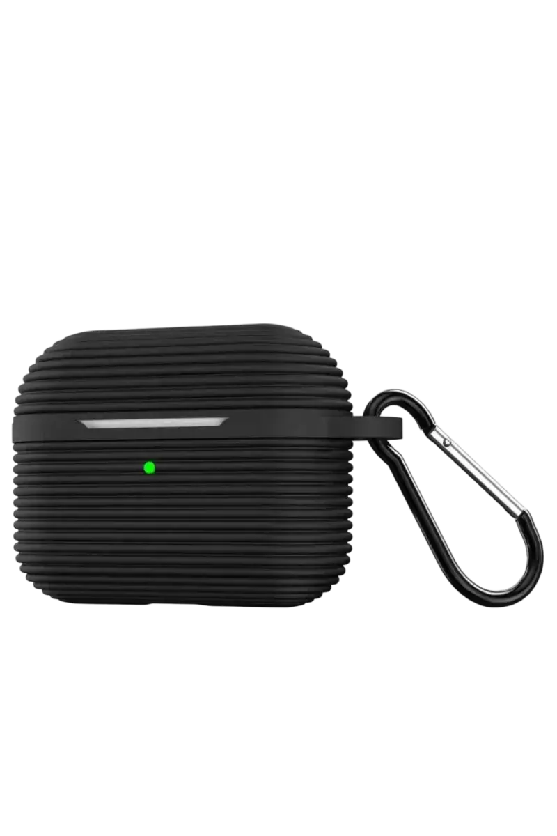 Newface Airpods Pro 3 (3.nesil) Raven Silikon Kılıf - Siyah