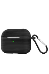 Newface Airpods Pro 3 (3.nesil) Raven Silikon Kılıf - Siyah