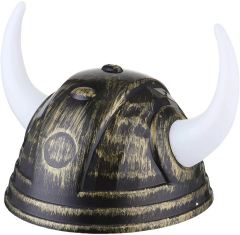 Viking Başlığı Asteriks Başlığı Altın Renk