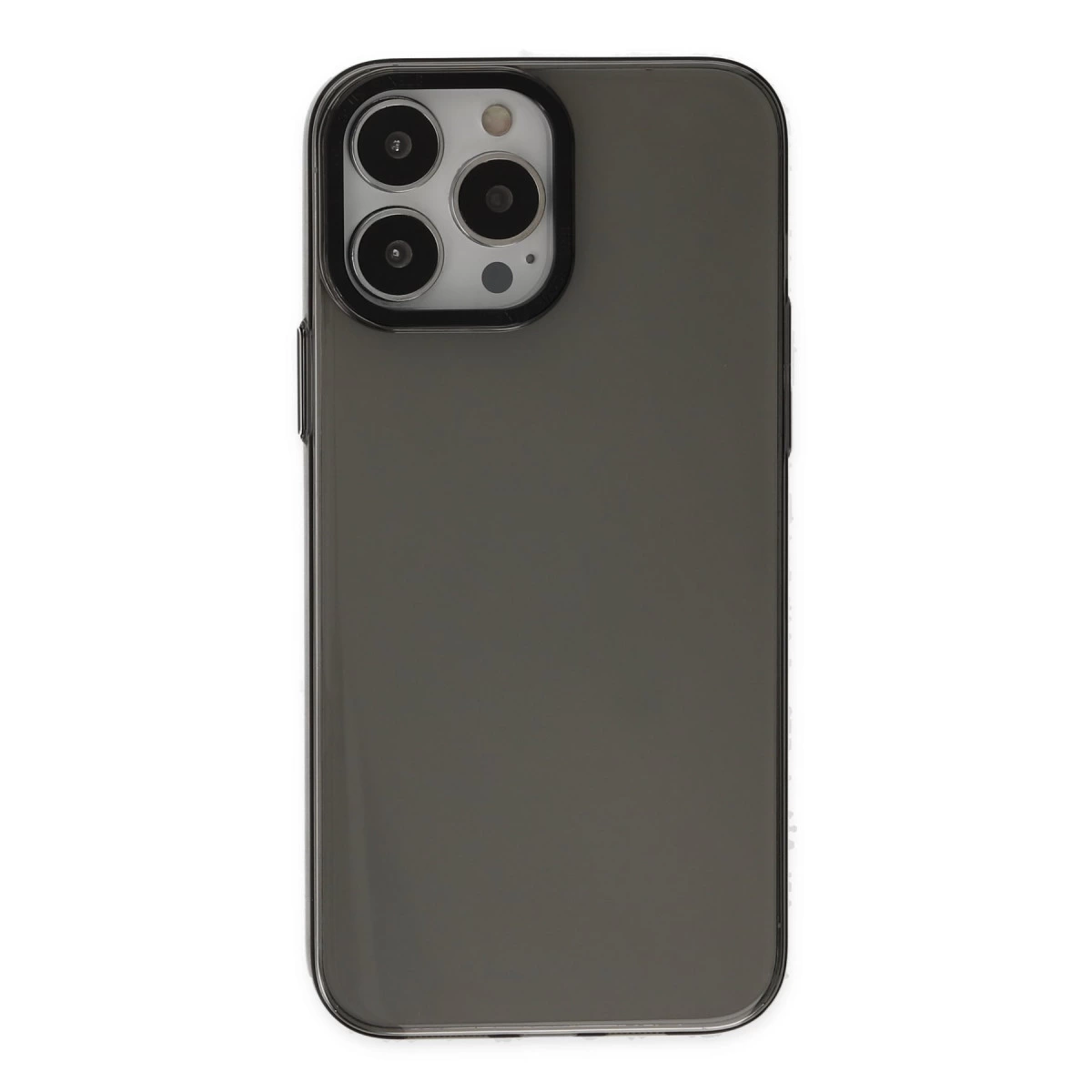 İphone 13 Pro Kılıf Anka Pc Sert Metal Kapak - Siyah
