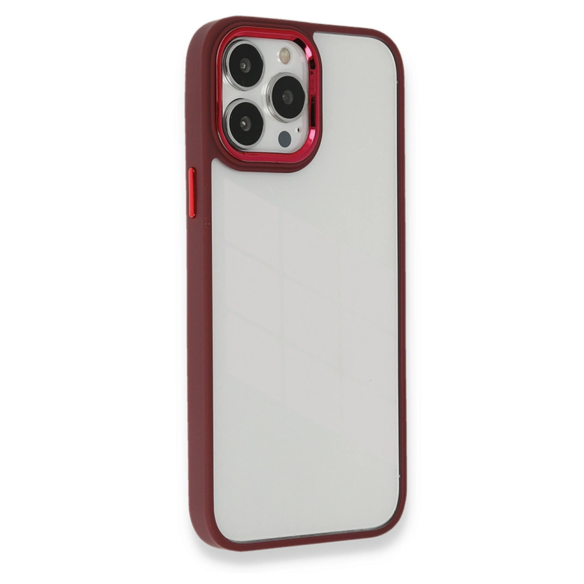 İphone 13 Pro Max Kılıf Dora Kapak - Kırmızı