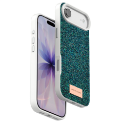Onegif  İphone 17 Air Bright Simli Kapak - Koyu Yeşil