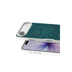 Onegif  İphone 17 Air Bright Simli Kapak - Koyu Yeşil