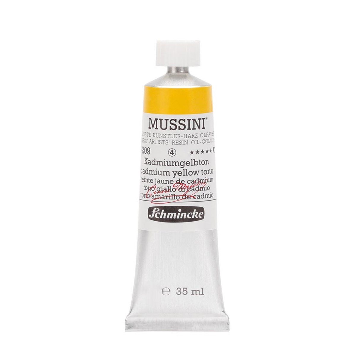 Mussini Yağlı Boya 35ml. Seri 4 N:209 Cadmium Yellow Hue