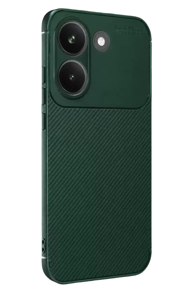 Newface Xiaomi Poco X8 Pro Auto Focus Karbon Kapak - Koyu Yeşil