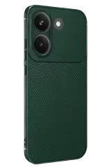Newface Xiaomi Poco X8 Pro Auto Focus Karbon Kapak - Koyu Yeşil