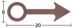Ahşap Ok - 18mm - H98