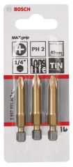 Bosch Bits Uç Max Grip PH2 49 mm 3'lü