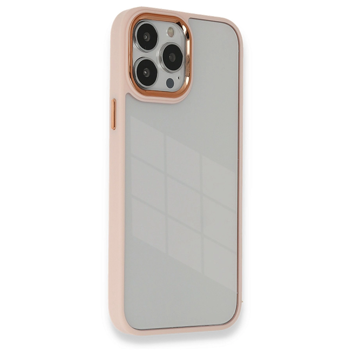 İphone 13 Pro Max Kılıf Dora Kapak - Pudra