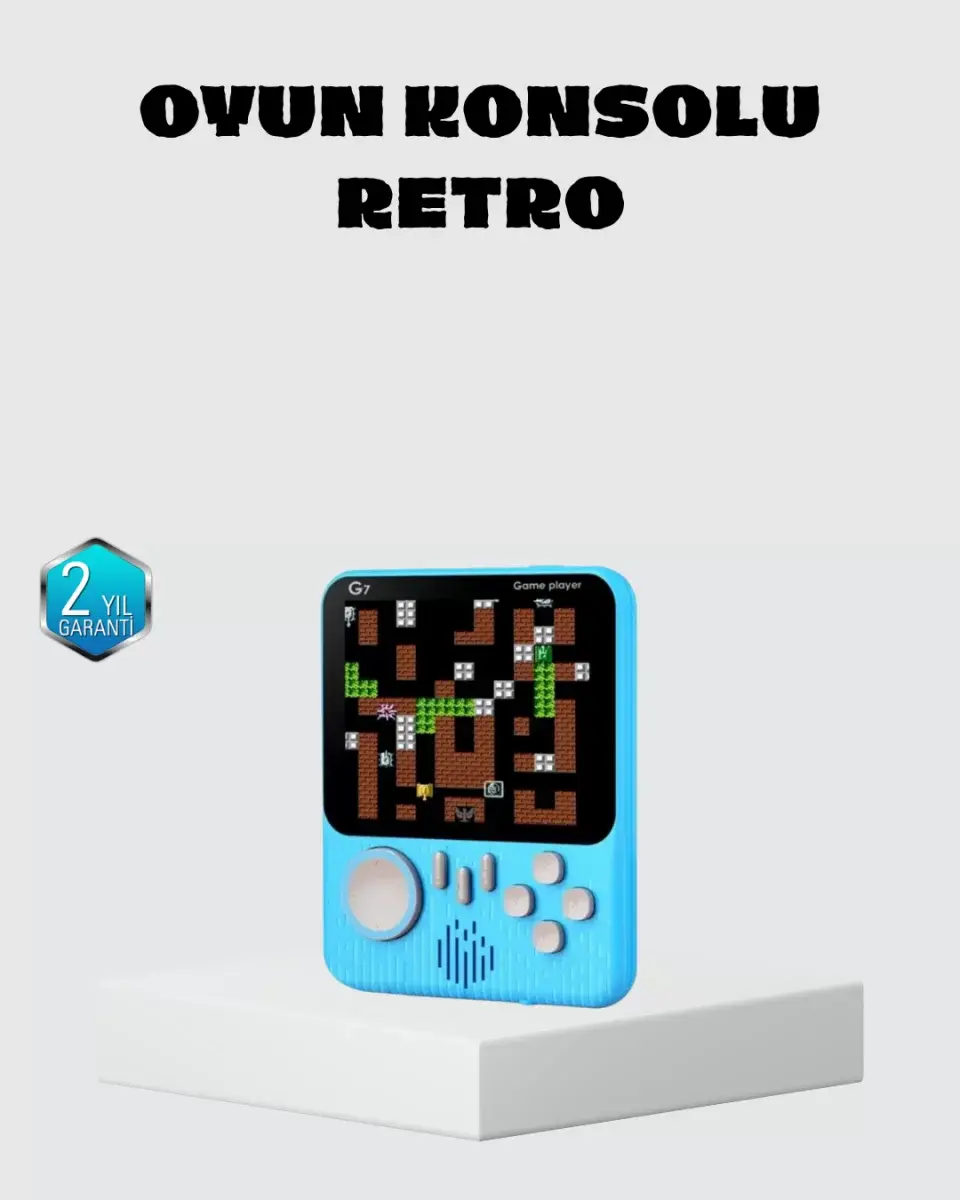 666 Oyunlu Retro Mini Oyun Konsolu – 3.5'' Lcd Ekran Ve Çift Kişilik Oyun