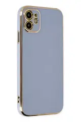 Newface Apple İphone 12 Kılıf Volet Silikon - Mavi