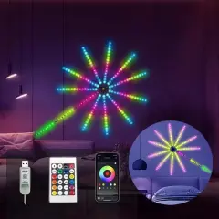 Sunup Rgb Led’li Işıklı Ses Kontrüllü Havai Fişek Cihazı