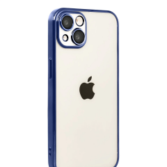 İphone 15 Razer Lensli Silikon - Lacivert