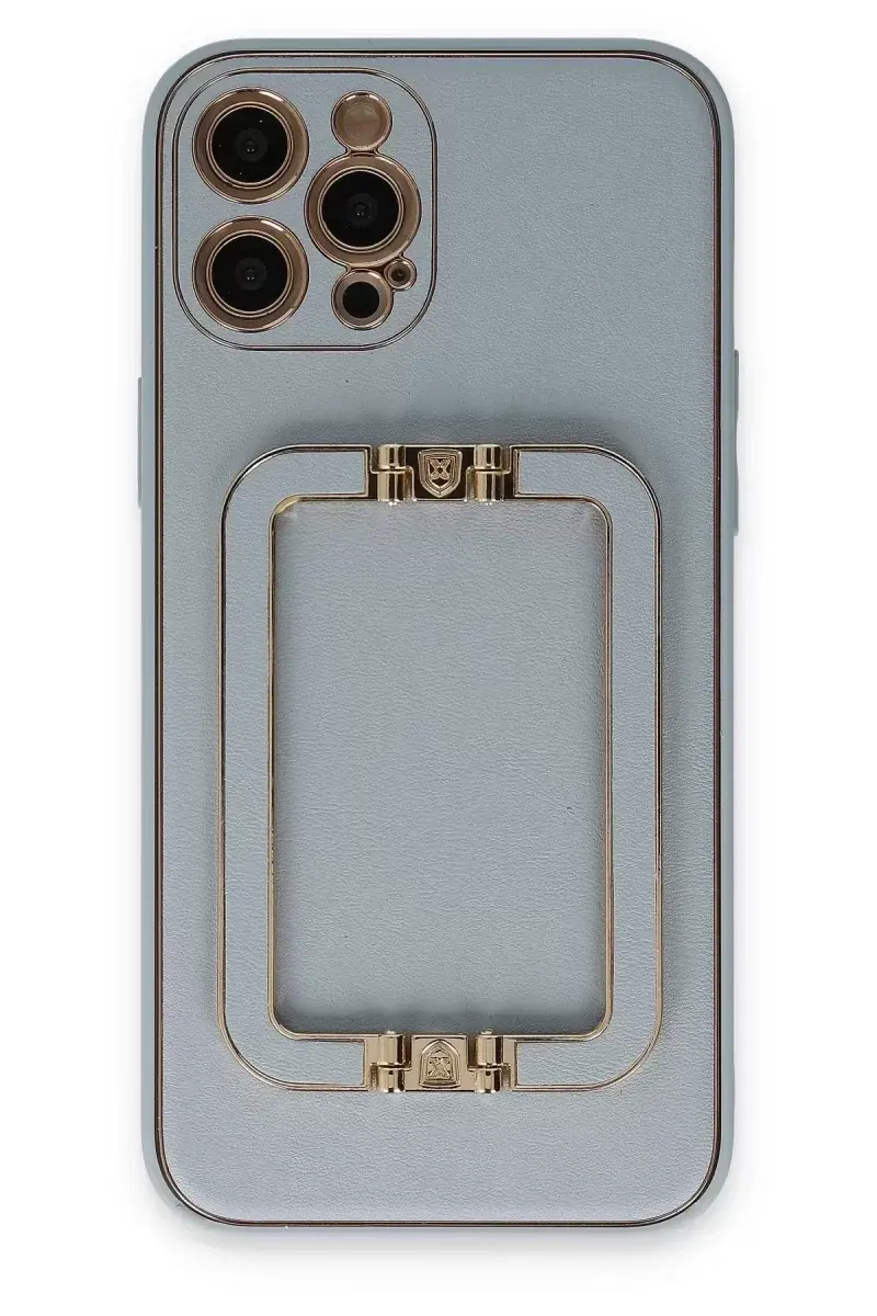 Newface İphone 12 Pro Max Kılıf Coco Elit Kapak - Turkuaz