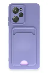 Newface Xiaomi Poco X5 Pro 5g Kılıf Kelvin Kartvizitli Silikon - Lila