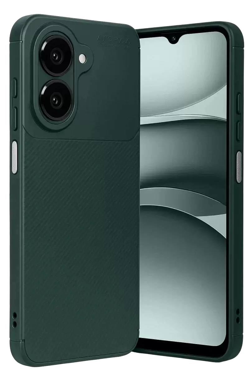 Newface Samsung Galaxy A07 4g Auto Focus Karbon Kapak - Koyu Yeşil
