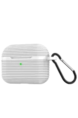 Newface Airpods Pro 3 (3.nesil) Raven Silikon Kılıf - Beyaz