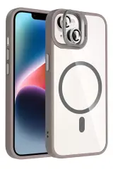 Joko Apple İphone 13 Remim Lensli Magsafe Standlı Kapak - Titan Gri