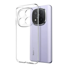 Xiaomi Redmi Note 15 Pro 4g Lüx Şeffaf Silikon - Şeffaf
