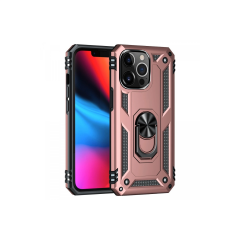 İphone 13 Pro Max Kılıf Sofya Yüzüklü Silikon Kapak - Rose