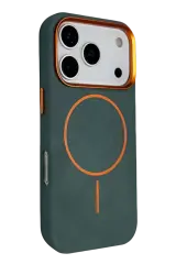 Joko Apple İphone 17 Pro Luno Deri Magsafe Kapak - Yeşil