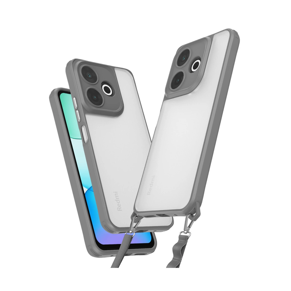 Xiaomi Redmi 13 4g Kılıf Penta Silikon Kılıf - Titan Gri