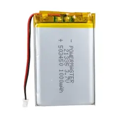Powermaster 503450 3.7 Volt 1000 Mah Lityum Polimer Pil